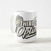 Third Shot Optimist | Pickleball Geschenkmok Koffiemok (Voorkant links)