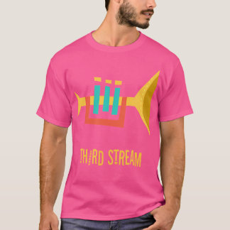 Third Stream -  jazztrompetmuziek T-shirt