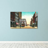 Third Street in Portland, Oregon Canvas Afdruk (Insitu (Houten vloer))