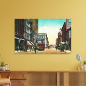 Third Street in Portland, Oregon Canvas Afdruk (Insitu (Woonkamer))