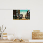 Third Street in Portland, Oregon Poster (Keuken)