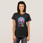 Third Team 3rd Grade Teacher Rainbow No Prob Llama T-shirt (Voorkant volledig)