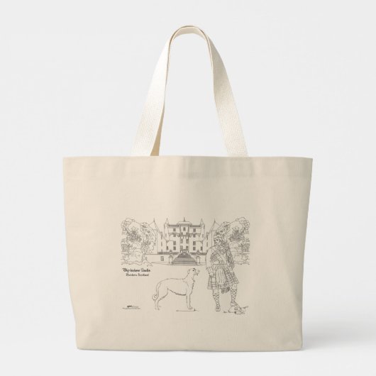 Thirlestane Castle Schotland Tote Tas (Achterkant)