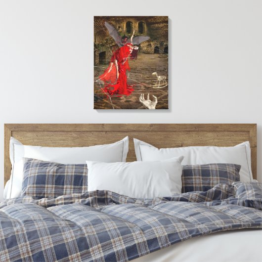 Thirsty Canvas Afdruk (Insitu (Slaapkamer))