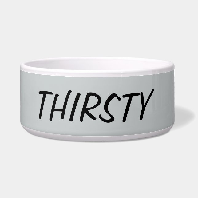 Thirsty Dog Bowl Voerbakje (Voorkant)