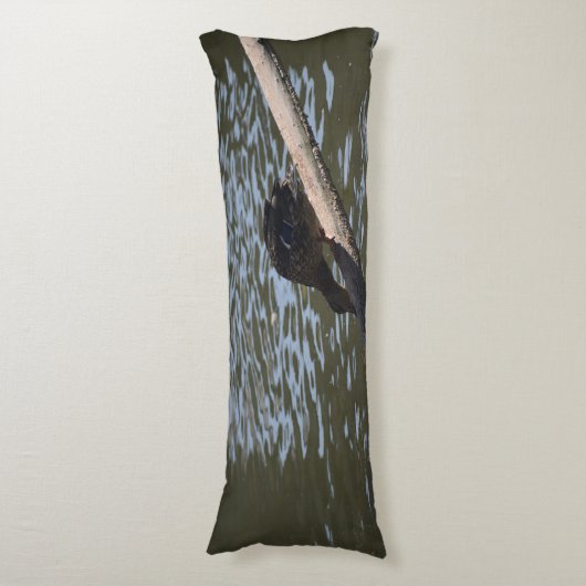 Thirsty Duck Lichaamskussen (Voorkant Verticaal)