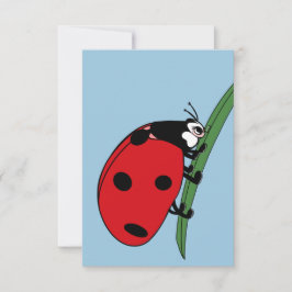 Thirsty Ladybug Bedankkaart