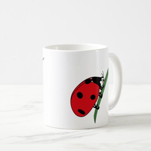 Thirsty Ladybug Koffiemok (Voorkant rechts)