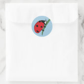 Thirsty Ladybug Ronde Sticker (Tas)