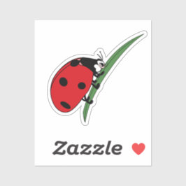 Thirsty Ladybug Sticker