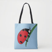 Thirsty Ladybug Tote Bag (Voorkant)
