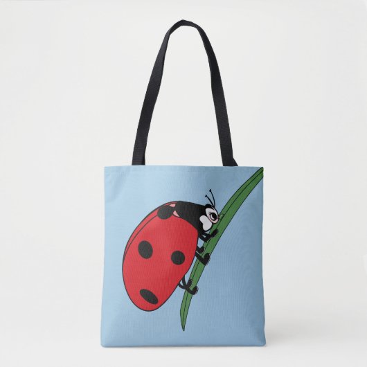 Thirsty Ladybug Tote Bag (Voorkant)