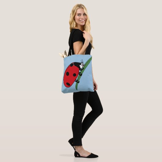 Thirsty Ladybug Tote Bag (Op model)