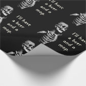 Thirsty Skeleton Cadeaupapier (Hoek)