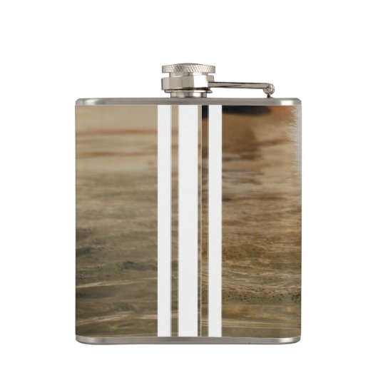 Thirsty Wolf Heupfles (Achterkant)