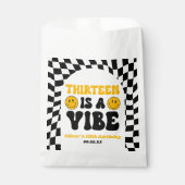 Thirteen Is A Vibe Retro 13th Birthday Party Bedankzakje (Voorkant)