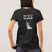 Thirts dubbelzijdig vrijheidsbeeld voor vrouwen t-shirt (Achterkant)