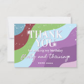 Thirty Flirty & Thriving 30th Birthday Party Bedankkaart (Voorkant)