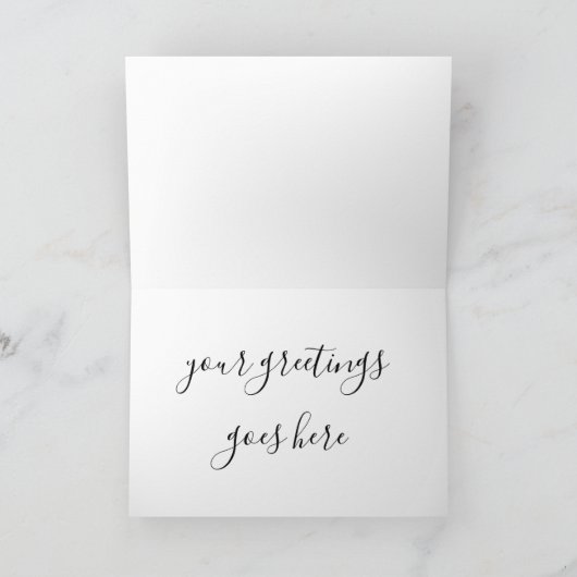 Thirty & Thirsty Gold Glitter Script Verjaardag Ka Kaart (Binnen)