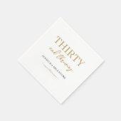 Thirty & Thriving 30th Birthday Party Servet (Hoek)