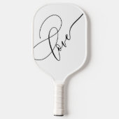 Thirty years Anniversary 30th wedding fun game Pickleball Paddle (Achterkant)