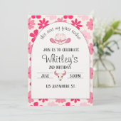 this aint my first rodeo. 2nd birthday invitation kaart (Staand voorkant)