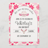 this aint my first rodeo. 2nd birthday invitation kaart (Voorkant)