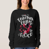 This Assistant Principal Loves Her Flock Flamingo  Trui (Voorkant)