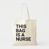 This Bag Is A Nurse Tote Graduation Gift for Her Tote Bag (Voorkant)