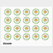This belong to stegosaurus 3rd grade school ronde sticker (Vel)