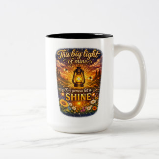 This Big Light of Mine Coffee Mug Tweekleurige Koffiemok