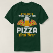 This Body Was Built On Pizza And Beer5504 T-shirt (Design voorkant)