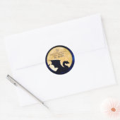 This Book Belongs To A Book Dragon Personalized Ronde Sticker (Envelop)