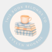 This Book Belongs To Custom Sticker (Voorkant)