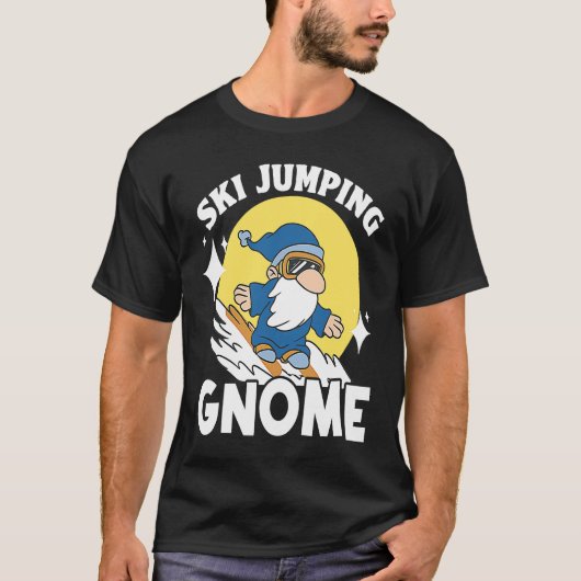 This Boy Loves Ski Jumping Ski Jumper Ski Jump Win T-shirt (Voorkant)