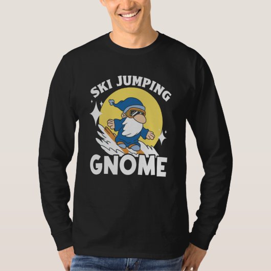 This Boy Loves Ski Jumping Ski Jumper Ski Jump Win T-shirt (Voorkant)