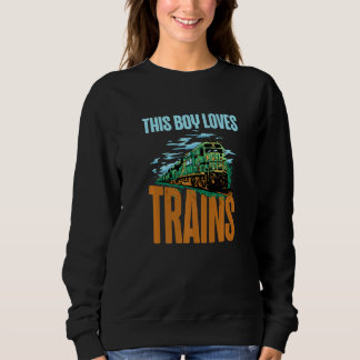 This Boy Loves Trains  Train Boys Trui