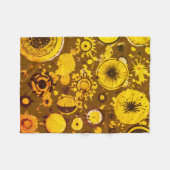 This Bunch of yellow splatter  Fleece Deken (Voorkant (Horizontaal))