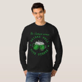 This Business woman Drinks Well With Others St Pat T-shirt (Voorkant volledig)