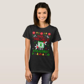This Calls For A Spreadsheet Ugly Christmas  T-shirt (Voorkant volledig)