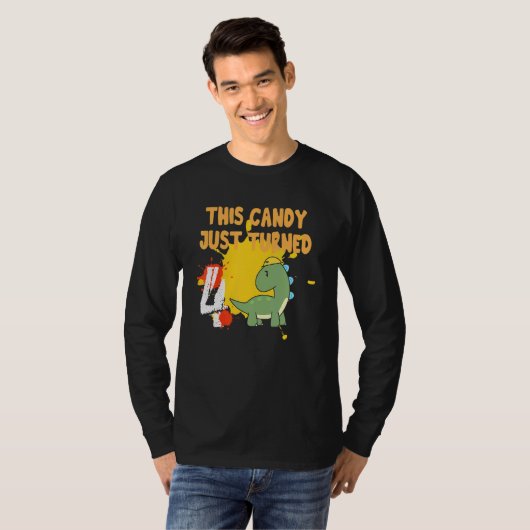 This Candy Just Turned 4 Apparel T-shirt (Voorkant volledig)