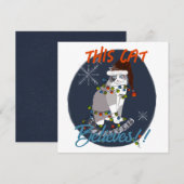 This Cat Believes Holiday Card Bedankkaart (Voorkant / Achterkant)