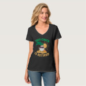 This Chick is retired Women Retirement 6 T-shirt (Voorkant volledig)