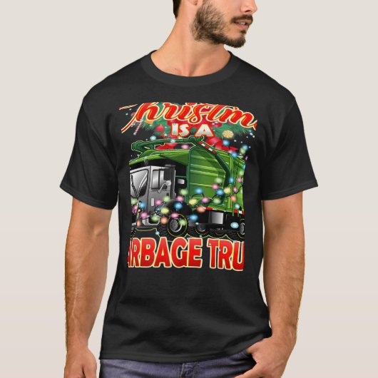 This Christmas All I Want is a Garbage Truck T-shirt (Voorkant)