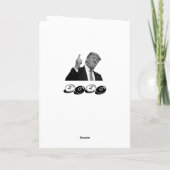 This Christmas is gonna be huge, Trump satire card Feestdagen Kaart (Achterkant)
