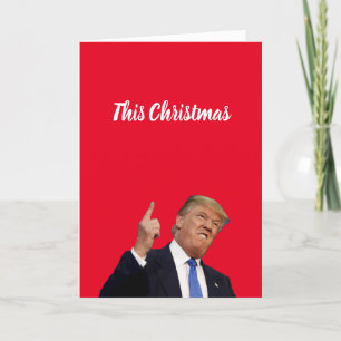 This Christmas is gonna be huge, Trump satire card Feestdagen Kaart