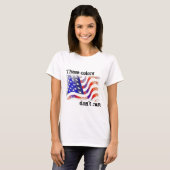 "This Colours Don't Run" Patriottisch T-shirt voor (Voorkant volledig)