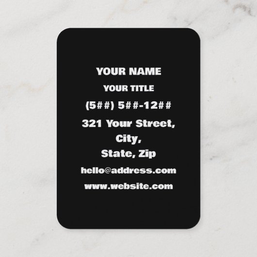 ⚠ This Content Is Currently Unavailable Visitekaartje (Achterkant)