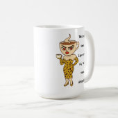 This Cup Holds Espresso. My Face Holds Attitude. Koffiemok (Voorkant rechts)