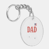 This Dad is a Veteran Keychain – Heartfelt Gift (Voorkant Links)